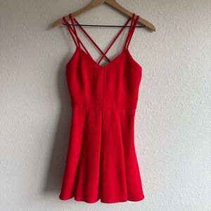Lulus red dress size small